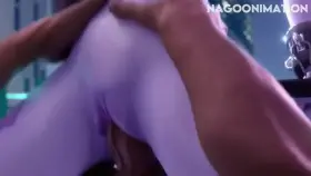 Widowmaker Riding A BBC(NAGOONIMATION)