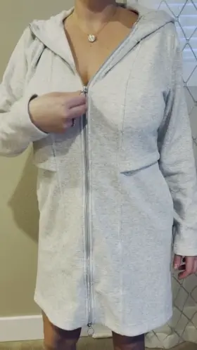 Did my sweater do a good job of hiding my natural titties?