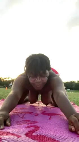 Wanna do yoga and drink a beer with me? (F)