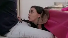 Getting Secret Blowjob During Thanksgiving Dinner