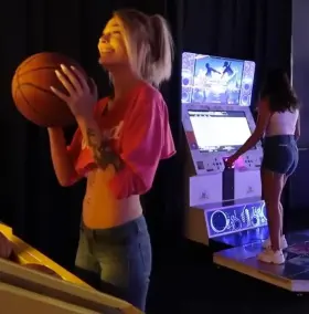 Shooting hoops