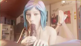 Chloe sucks the tip (fjaye) [Life is Strange]