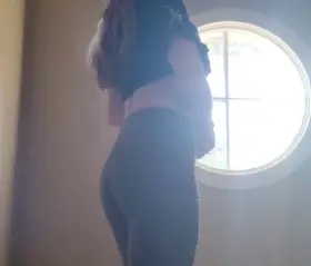 I love bending over in these while imagining you coming from behind, tearing them off and then slipping your fingers inside me. 😉