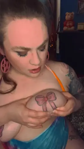 Lick my tits please