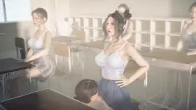 Public Futa blowjob (YukiRed3D)