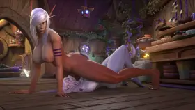blood elf x night elf futadom (tektah)[world of warcraft]