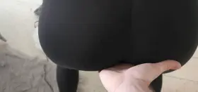 I love when he rubs my pussy while in doggy