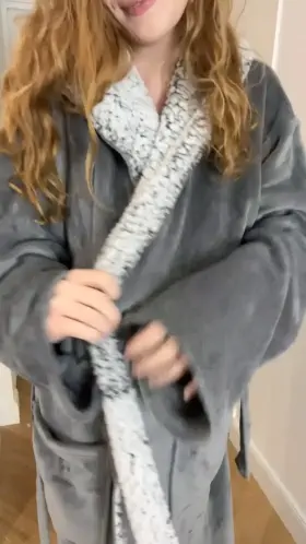 I wonder what's under this robe...