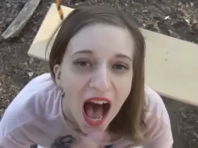 She does look cute with cum on her face [0:46]