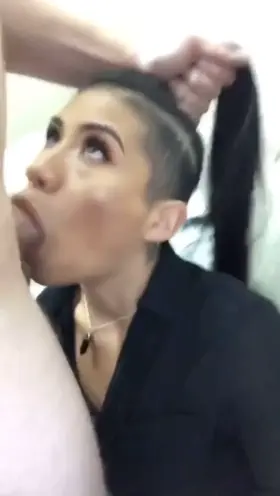 Japanese-Latina facefucked by BWC