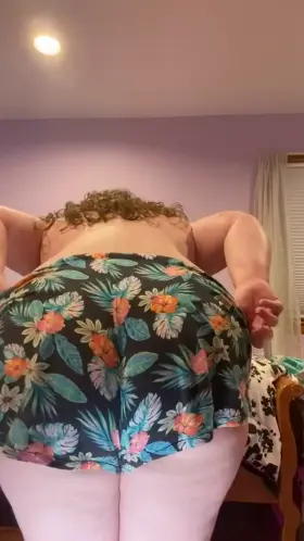 my red booty after I was asked to spank it [f]