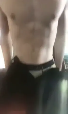 🚨Hope you don’t me pulling my huge 18y.o cock out in front of you