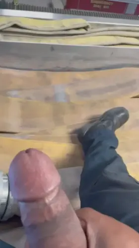 Waiting on the fire…