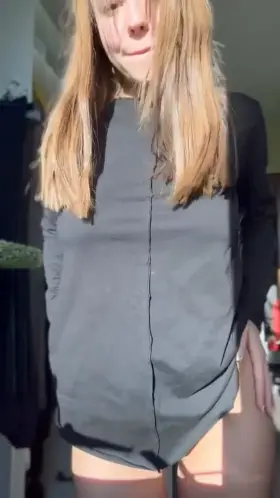 Would you like to undress me slowly or….?)😈