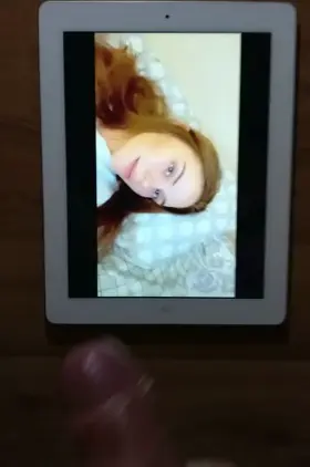 Massive load for the sweetest girl (turn on the sound so you can hear it splash). Who gets the next shower? :)