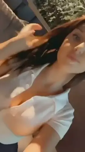 I love playing with myself in public hehe 😉