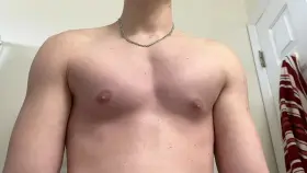 Playing with my bouncy pecs, part 1. It gets hotter in part 2 😏. Wanna see?