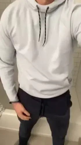 Were you staring at my bulge?