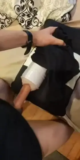 Pounding my toy on a cold winter day (🔊 available)