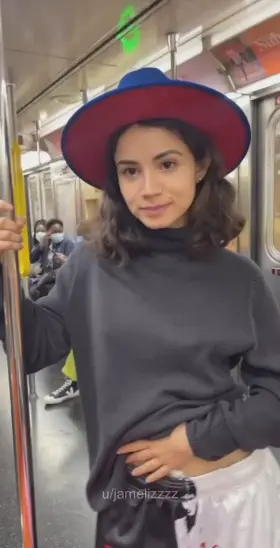 I hope I brightened up someones day on the subway 🤪