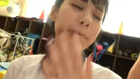 Spit and cum dripping