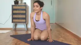 Cant get hotter than Rashmika in sweat-shorts. Her raunchy expressions makes me wanna grab her hair-bun and make her my bitch.
