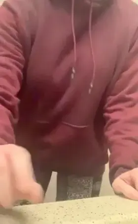 titty drop in my boyfriend’s hoodie 🥰 oc