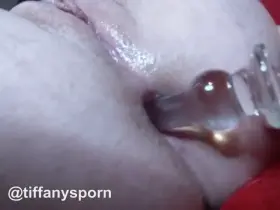 My asshole is hugging this dildo tight