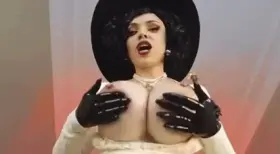 Slapping Her Big Naturals