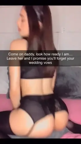 “Happiest day of you life” means nothing to her