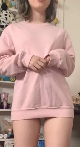 what do you think of my body under a big sweater?