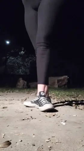 Had a few drinks last night and peed outside