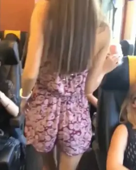 Petite fucked in the train toilets doggystyle () [06:09]