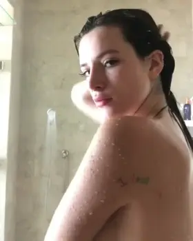 Bella Thorne Shower