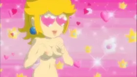 Princess Peach slut riding cowgirl to cumshot(Sakusakupanic)