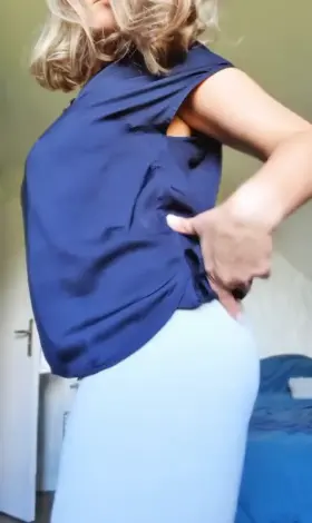 Its getting chilly again, time to put some clothes back on, no one said anything about underwear though [drop]