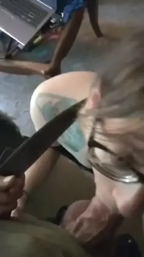 grab the belt and hold me down