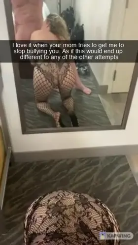 Maybe this time he'll finally stop bullying my son?