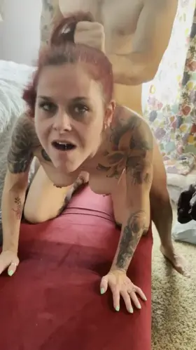 Bull came over for lunch