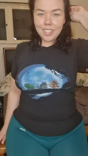 My shirt was too cute not to show it off