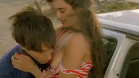 Penelope Cruz's Perfect Plots being Sucked from 'Jamon Jamon' (1992) [60fps]