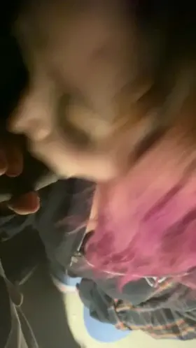 Sucking dick in public is her thing now