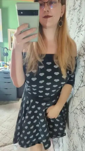 Just wanted to see how good this dress will hide them :3