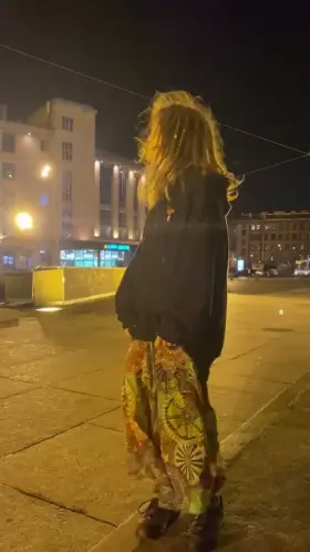 [f] I think the guy in the car saw me...