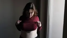 Busty Chubby Teen Titty Drop. Super Slow Motions. [OC][F]