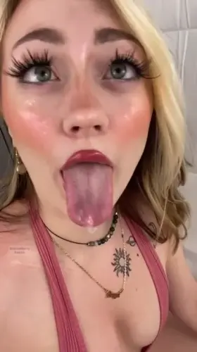 are you turned on by the drips off my tongue?