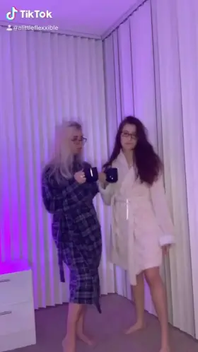 Friends go lez for TikTok likes