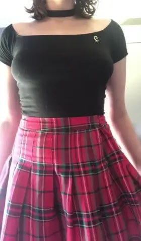 I feel like a pair of panties would just kinda ruin this outfit, you know?