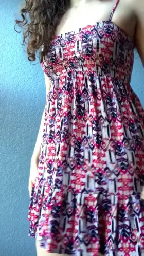 I think sundresses are best with nothing underneath (snp= Emmap222780