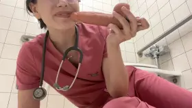 The nurse is ready to see you, hope you don’t mind she she rolled around on the bathroom floor